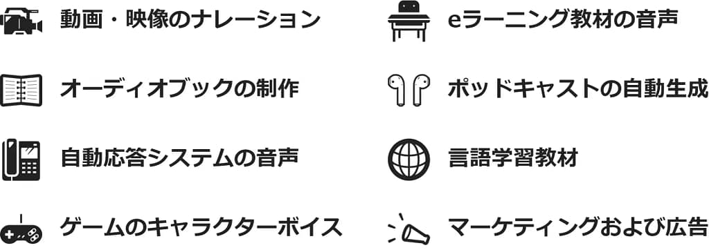 ボイスゲートの主な活用シーン